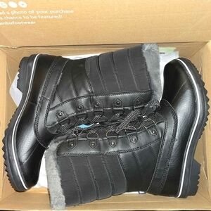 Black Winter Boots